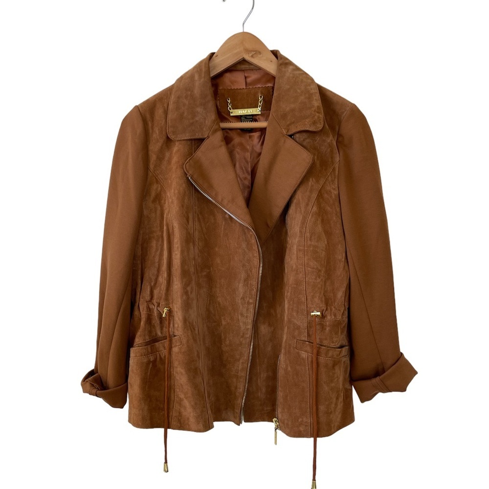 Iman Suede Leather Jacket